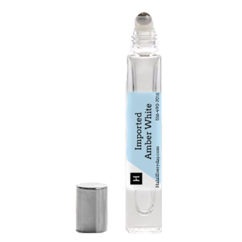 HalalEveryDay SAAQIN Imported Amber White Body Oil - 10 ml - Fragrance Oil - Imported Amber White - Image 1